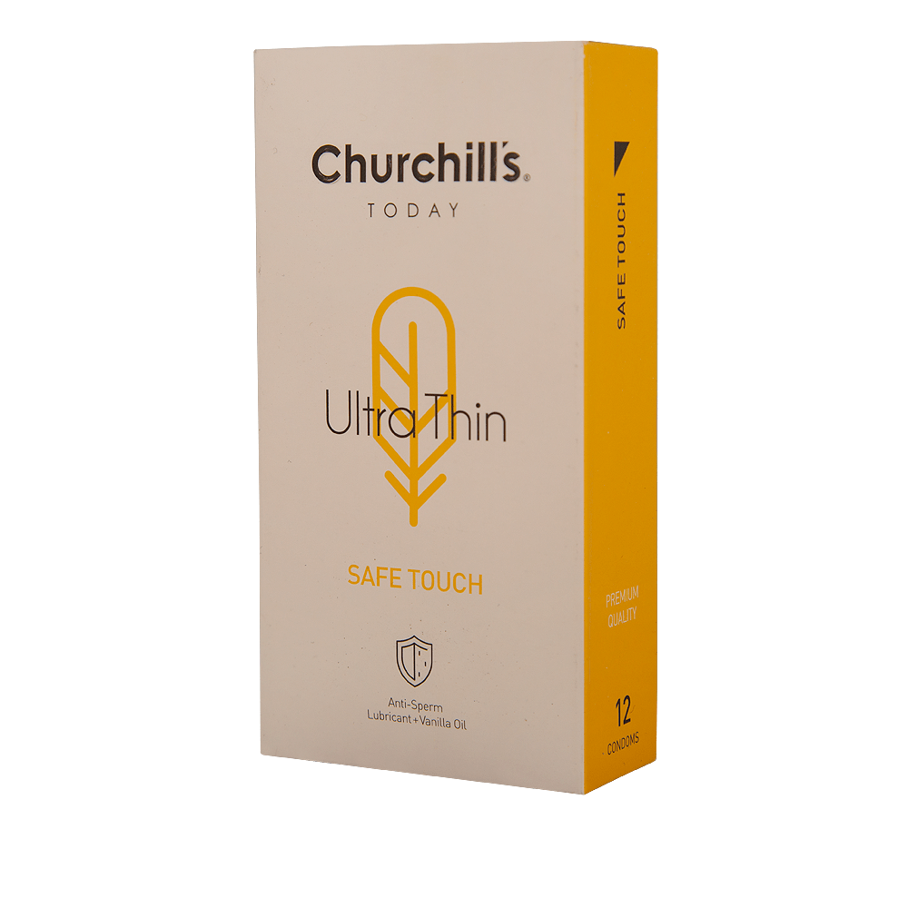 کاندوم نازک چرچیلز مدل SAFE TOUCH